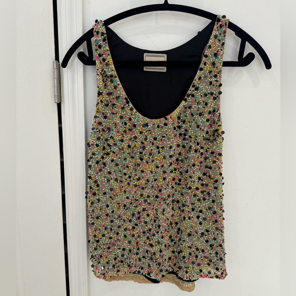 Maison Scotch Sequin Top
